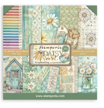 Daisy Art 8x8 Papers
